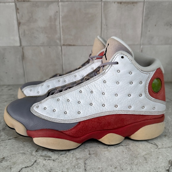 Nike Air Jordan 13 Retro Grey Toe Sneakers 2014 Men 9.5 414571-126 Leather Suede - Picture 5 of 14